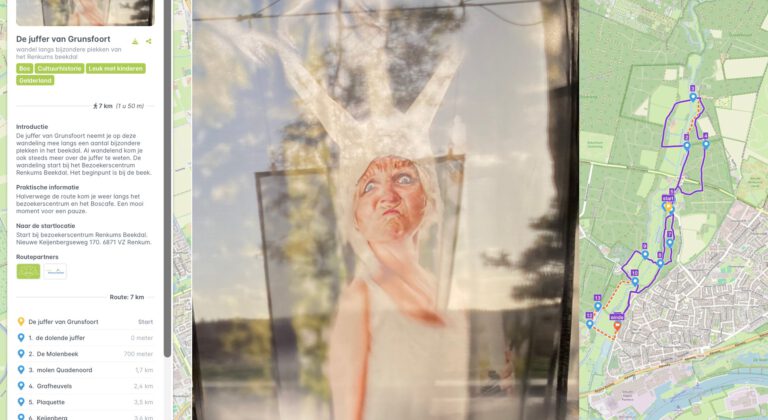 De juffer van Grunsfoort neemt je mee op een wandeling door het beekdal