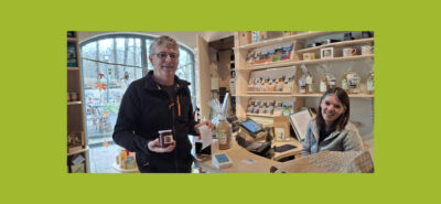 kassa met Minou en Rien