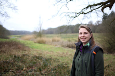 Silvia in het Renkums beekdal